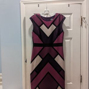 Vince camuto color block dress